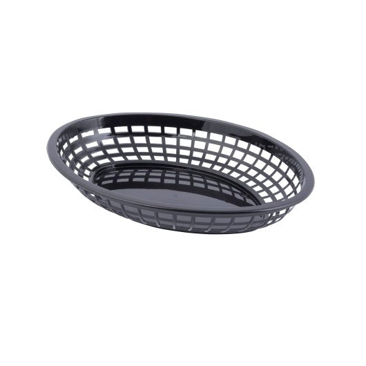 Tablecraft Oval Jumbo Black Basket, 1 x 36 each Case - DOT product image 3