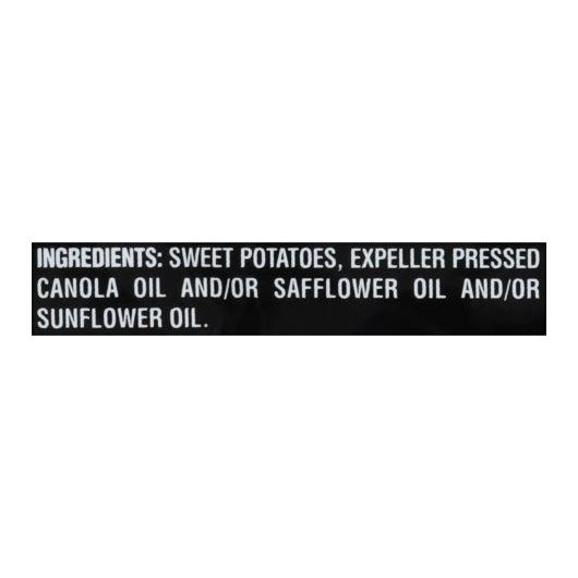 Terra Chips Plain Sweet Potato, 24 x 1.2 oz Case - Ingredients label