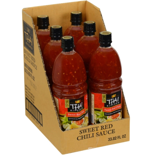 Thai Kitchen Sweet Red Chili Sauce, 6 x 33.82 fl oz Case - GS1 open-case image