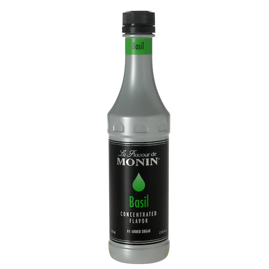 Monin Basil Concentrate Flavor, 4 x 375 ML Case - Beverages