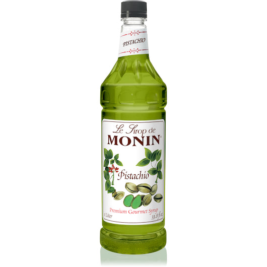 Monin Pistachio 4 Pack 1 Liter, 4 x 1 LT Case - Nuts & Seeds