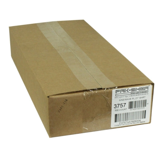 Pak-Sher 21 Inch X 18.5 Inch X 10.5 Inch Cut Out Plastic Bag, 1 x 500 each Case - DOT product image 3