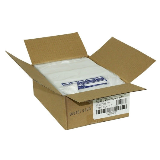 Pak Sher 7 Day Small Portion Food Storage Bag, 1 x 2000 each Case - DOT product image 2