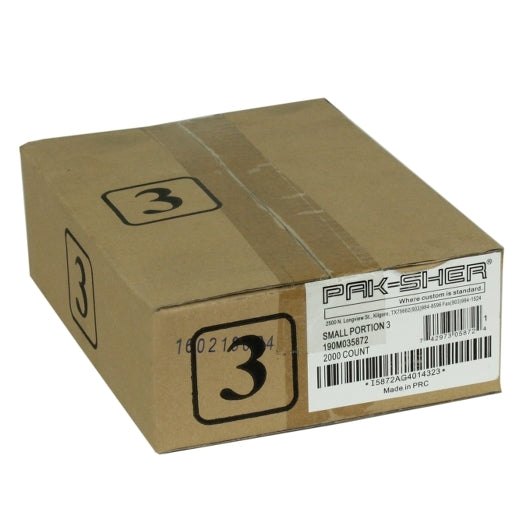 Pak-Sher 6.3 Inch X 7 Inch #3 Portion Food Storage Bag, 1 x 2000 each Case - DOT product image 3