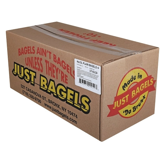 Just Bagels Sliced Plain Bagels, 8 x 6 each Case - DOT product image 4