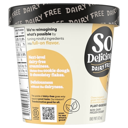 So Delicious Dairy Free Coconut Cookie Dough, 8 x 473 ML Case - Bakery & Desserts - image 2