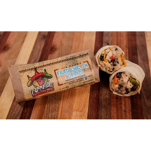Tres Picosos CHICKEN FAJITA BURRITO WITH BLACK BEAN RICE, 12 x 1 each Case - DOT product image 8