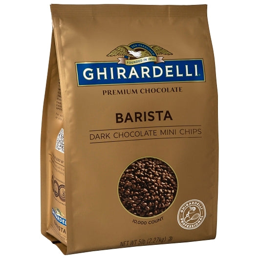 Ghirardelli Barista Dark Chocolate Mini Chip, 2 x 5 lb Case - Candy & Confections - image 2