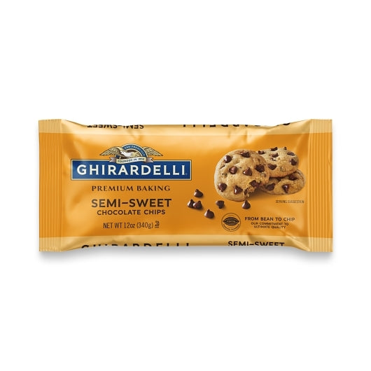Ghirardelli Semi-Sweet Chocolate Baking Chip, 12 x 0.76 lb Case - DOT product image 8