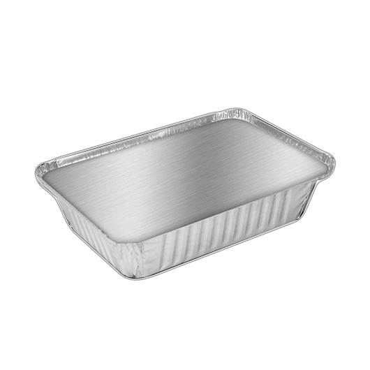Handi Foil 2.25 Pound Aluminum Oblong Pan With Lid Combo, 250 x 1 PC Case - DOT product image 2