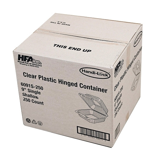 Handi-Foil 9 Inch Square Shallow Plastic Container, 1 x 250 each Case - DOT product image 8