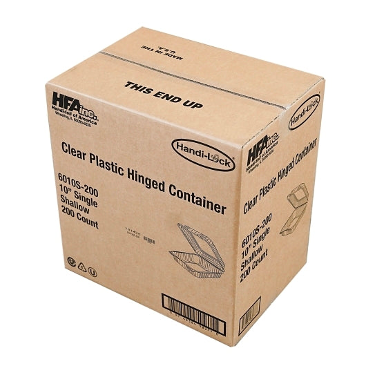 HFA Handi-Foil 10 Inch Shallow Single Compartment Plastic Container, 1 x 200 each Case - DOT product image 7