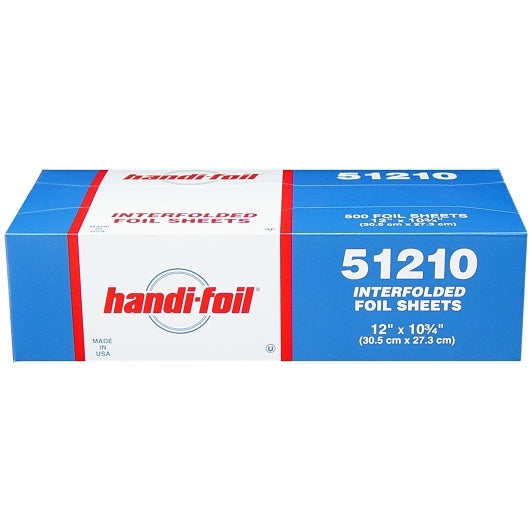 Handi Foil Of Interfolded 12"X10.75" Foil Sheet, 6 x 500 ct Case - DOT product image 2