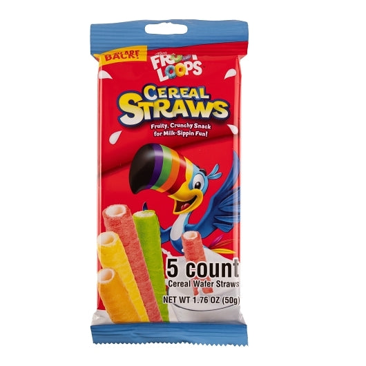 Galerie Froot Loop Cereal Straws, 2 x 13 x 1.76 oz Case - Breakfast Foods - image 2