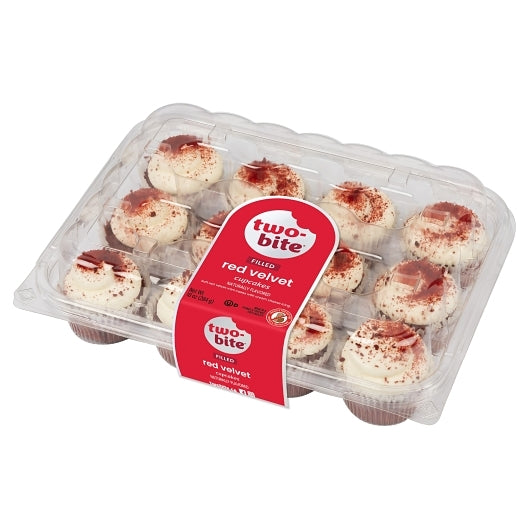 Two-Bite Premium Red Velvet Cupcakes, 12 x 10 oz Case - DOT product image 2
