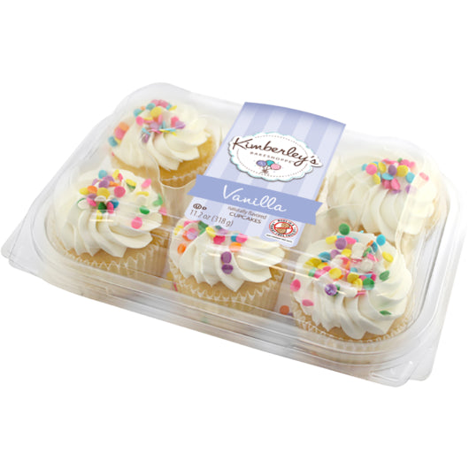 Kimberley's Bakeshoppe VANILLA CUPCAKE, 12 x 11.2 oz Case - DOT product image 8