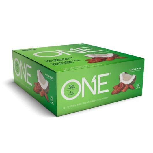 ONE Almond Bliss Bar, 6 x 12 x 2.12 oz Case - DOT product image 2