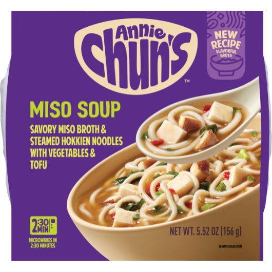 Annie Chun's Miso Soup Bowl With Vegetables And Tofu, 6 x 5.52 oz Case - Cheese & Dairy - image 2