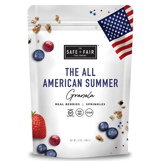Safe + Fair All American Summer Mixed Berry Granola, 6 x 12 oz Case - DOT product image 2