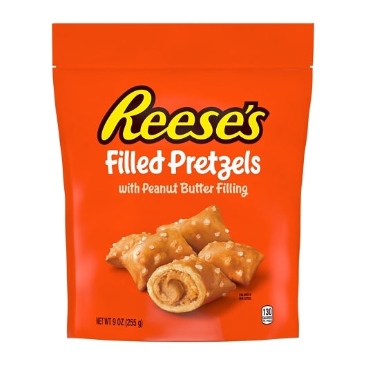 Reese's Filled Pretzels With Peanut Butter Filling, 6 x 9 oz Case - Pantry Ingredients - image 2