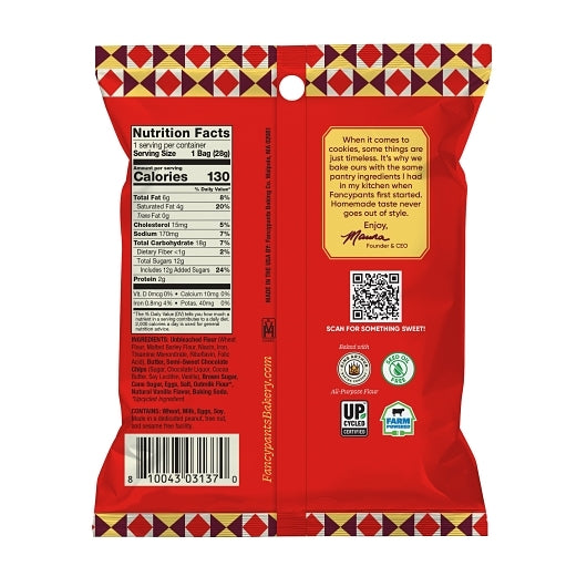 Fancypants Baking Co. Chocolate Chip, 2 x 12 x 1 oz Case - Pantry Ingredients - image 2