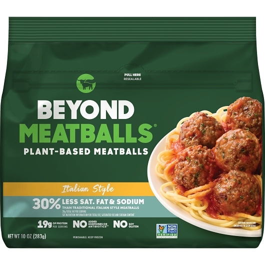 Beyond Meat Vegan Plant-Based Italian Style Meatballs, 8 x 10 oz Case - Prepared Foods - image 2