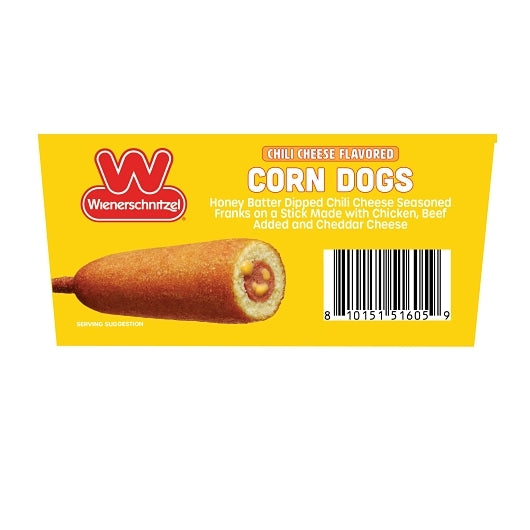 Wienerschnitzel Chili & Cheese Corn Dog, 8 x 37.38 oz Case - Frozen Snacks & Appetizers - image 2