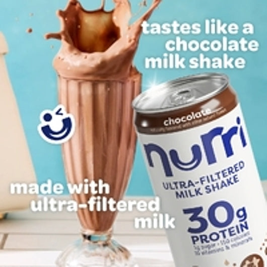 Nurri 30G Protein Ultra Filtered Chocolate Milk Shake, 1 x 12 ct Case - Candy & Confections - image 2