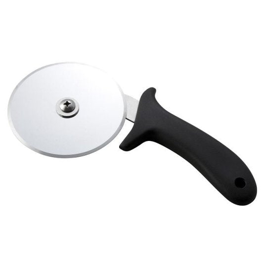 Winco 4 Inch Diamond Black Blade Pizza Cutter, 1 x 1 each Case - Prepared Foods