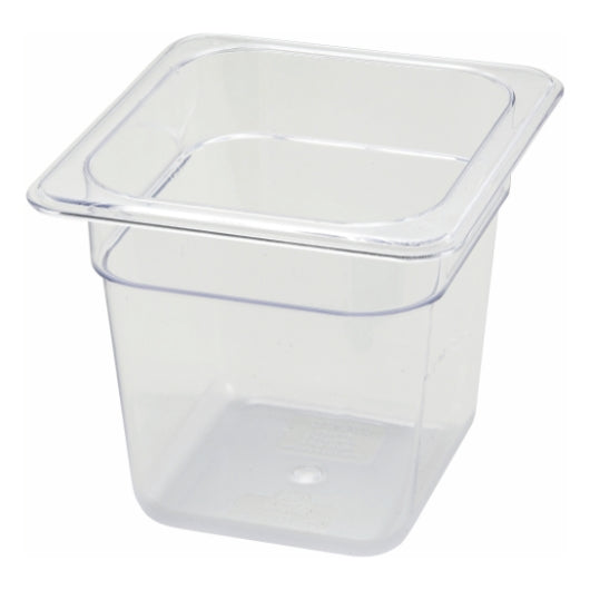 Winco PAN 1/6 SIZE 6 INCH POLY., 1 x 1 each Case - Alternate product angle or state