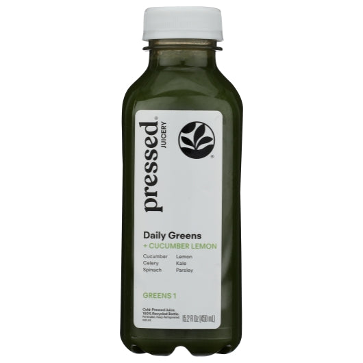 Pressed Juicery Daily Greens Cucumber Lemon Juice, 6 x 15.2 fl oz Case - Condiments & Sauces - image 2