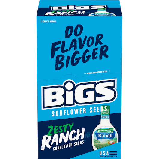 Bigs Ranch Sunflower Seeds, 6 x 12 x 2.75 oz Case - DOT product image 2