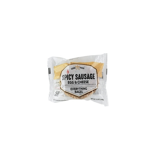 Grand Prairie Spicy Sausage, Egg & Gouda on Everything Bagel, 24 x 1 each Case - DOT product image 2