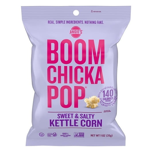 Angie's Boom Chicka Artisan Treats Sweet & Salty Kettle Corn, 24 x 1 oz Case - DOT product image 2