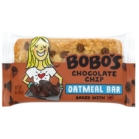 Bobo's Gluten Free Vegan Chocolate Chip Bar Bar, 4 x 12 x 3 oz Case - DOT product image 2