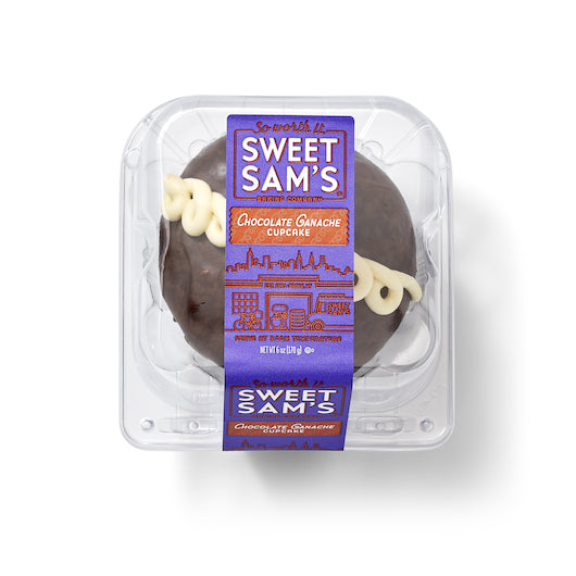 Sweet Sam's Large Chocolate Ganache Filled Cupcake, 12 x 1 each Case - Bakery & Desserts - image 2
