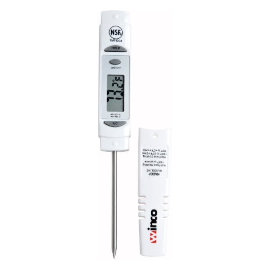 Winco 3 Inch 1.25 LCD Digital Probe White Thermometer, 1 x 1 each Case - DOT product image 2