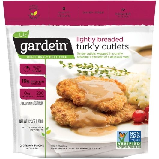 Garden Lt Brd Breaded Turk'Y Cutlet, 8 x 12.3 oz Case - DOT product image 2