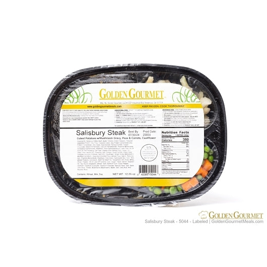 Golden Gourmet Salisbury Steak Meal, 20 x 1 ct Case - DOT product image 2
