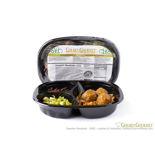 Golden Gourmet Swedish Meatballs With Pasta, Broccoli, & Black Bean Mix, 20 x 1 ct Case - DOT product image 2