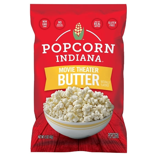 Popcorn Indiana Movie Theater Butter Popcorn, 6 x 1.5 oz Case - DOT product image 2