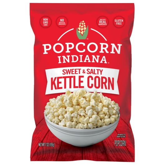 Popcorn Indiana Sweet & Salty Kettle Corn, 12 x 7 oz Case - DOT product image 2