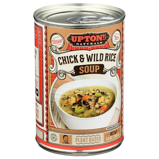 Upton's Naturals Chick & Wild Rice Soup, 8 x 14 oz Case - DOT product image 2