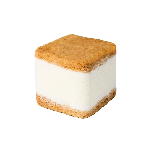 Nightingale, Inc. Golden Crusted Brown Sugar Cookies Key Lime Chomp Size Ice Cream Sandwiches, 24 x 2.6 oz Case - Bakery