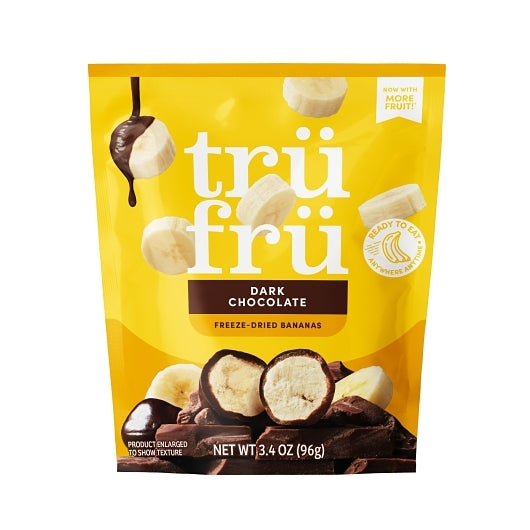 Tru Fru Freeze-Dried Bananas In Dark Chocolate, 6 x 3.4 oz Case - Candy & Confections - image 2