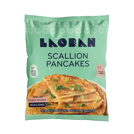 Laoban Scallion Pancakes, 8 x 21 oz Case - Breakfast Foods - image 2