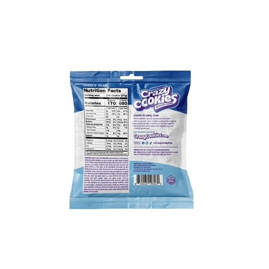 Crazy Cookies N' Cream Cookies, 12 x 5.2 oz Case - Bakery & Desserts - image 2