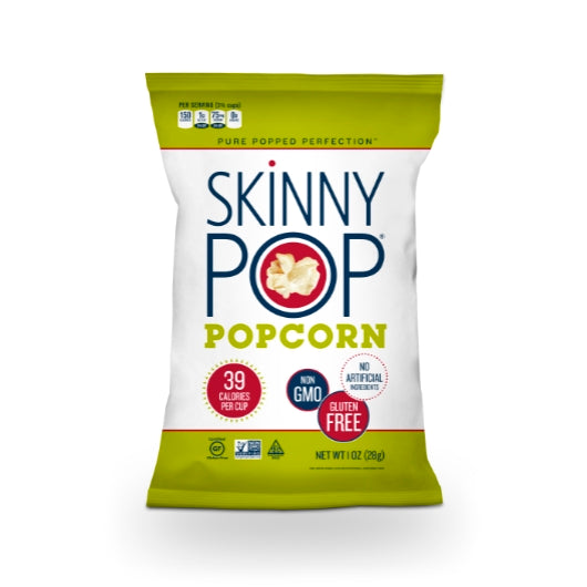 SkinnyPop Original, 12 x 1 oz Case - Popcorn, Pretzels & Snack Mix