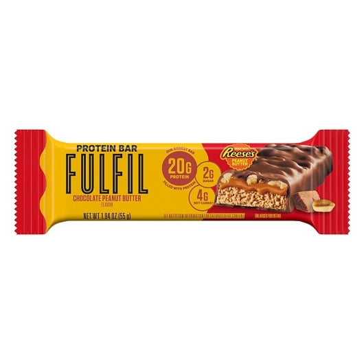FulFil Chocolate Peanut Butter Protein Bar, 6 x 12 x 1.94 oz Case - Candy & Confections - image 2