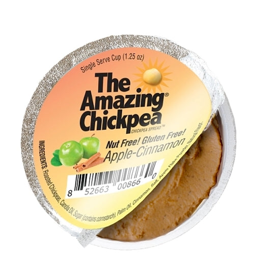 The Amazing Chickpea Apple Cinnamon Spread, 72 x 1.13 oz Case - Beans & Legumes - image 2